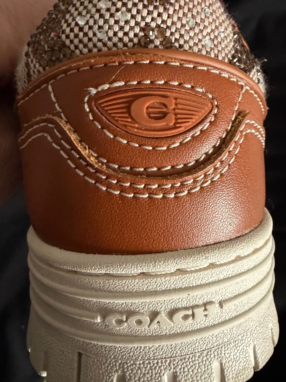 Coach Women’s Soho Sneaker Crystal Signature Jacquard - Picture 5 of 8
